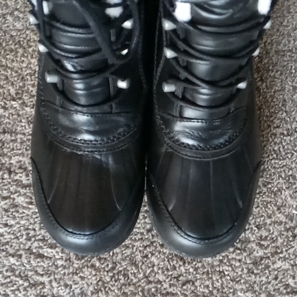 Sorel Black Whistler Mid Waterproof Leather Boots NWOB - Picture 5 of 11